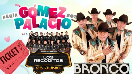 Expo Feria Gómez Palacio 2026: Cartelera de artistas que se presentarán HOY 26 de junio en Durango