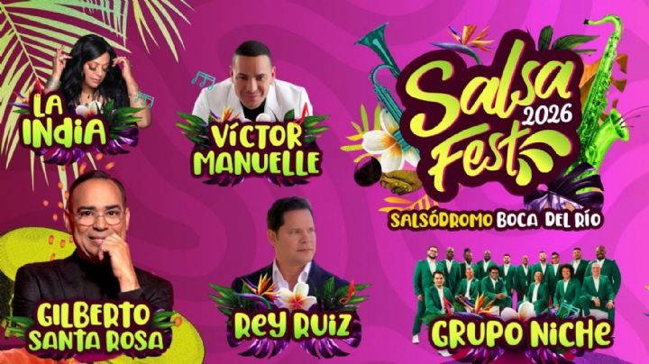Salsa Fest 2026: Cartelera de artistas que darán concierto GRATIS en Veracruz; así puedes obtener tus accesos