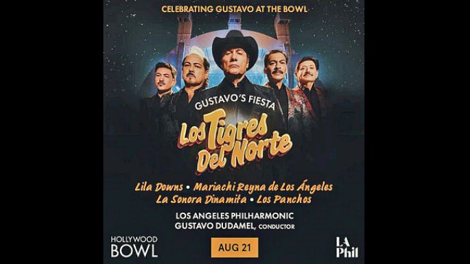 Los Tigres del Norte serán el acto principal de una fiesta única en el Hollywood Bowl