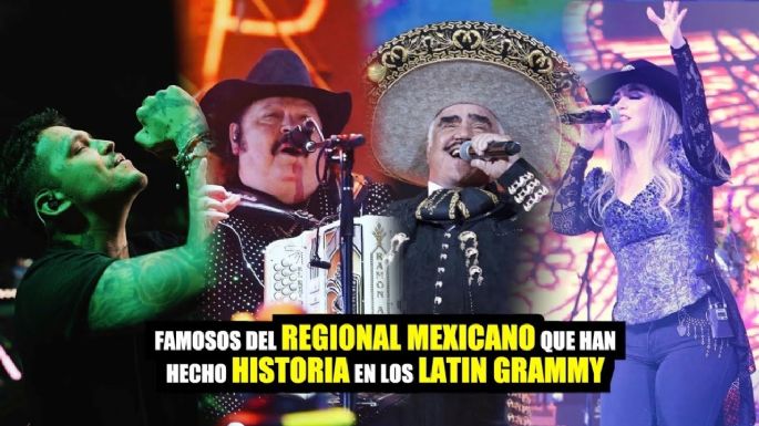 Famosos del Regional Mexicano que han hecho historia en los Latin Grammy