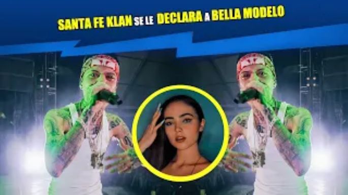 Santa Fe Klan se le declara a bella modelo