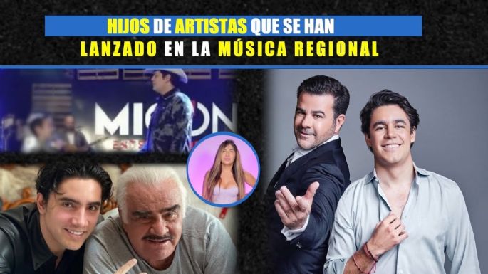 Hijos de artistas que se han lanzado en la música regional