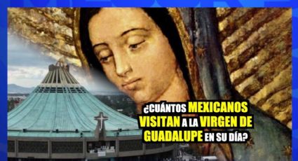 ¿Cuántos mexicanos visitan a la Virgen de Guadalupe en su día?