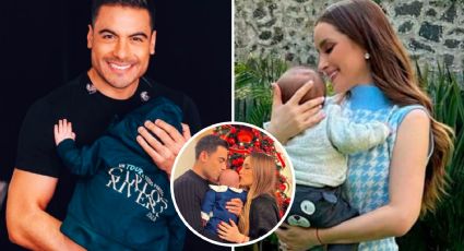Carlos Rivera presume foto con su hijo y su esposa ¡por primera vez!