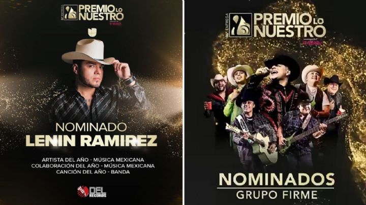 Grupo Firme y Lenin Ramírez encabezan nominaciones de Premio Lo Nuestro