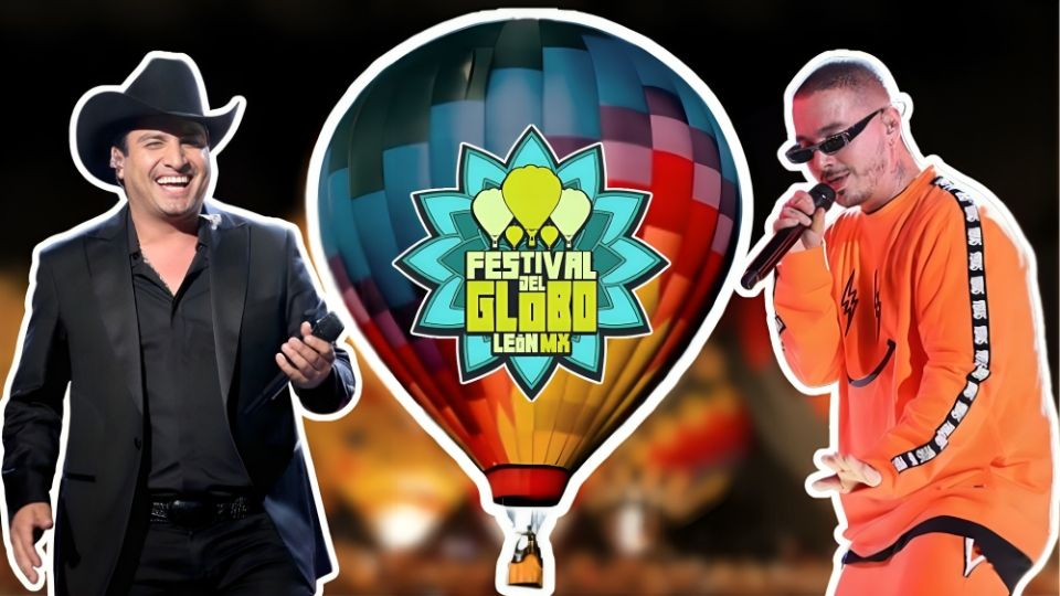 Julión Álvarez y J Balvin en la Feria Internacional del Globo 2024