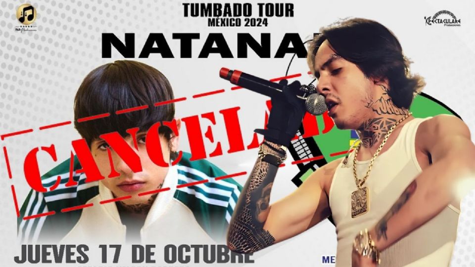 Conciertos de Natanael Cano en Campeche y Cancún son  cancelados