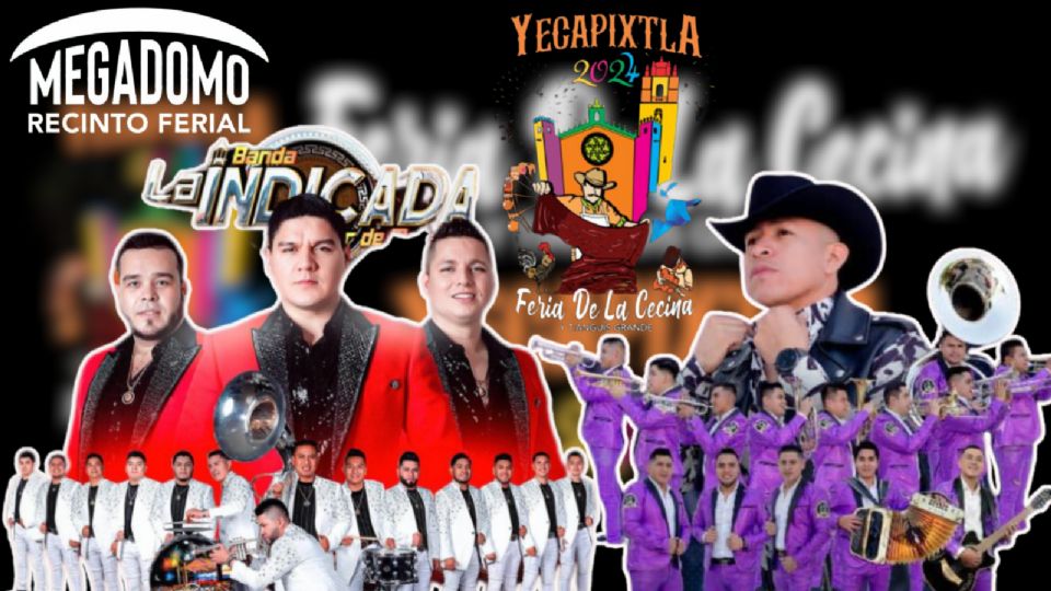 Estos son los artistas  que se presentarán HOY en el Megadomo de la Feria de la Cecina Yecapixtla  2024