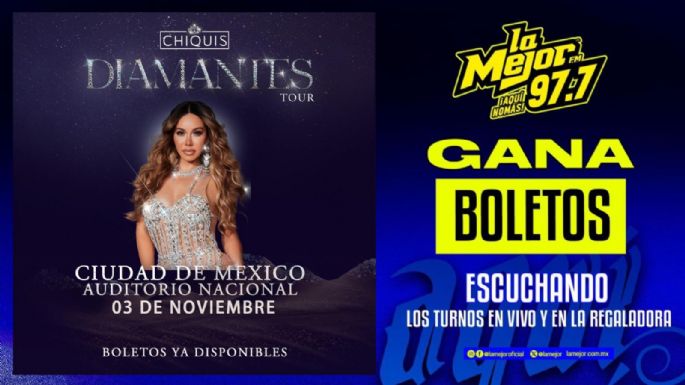 Gana Boletos para ver a Chiquis Rivera en el Auditorio Nacional