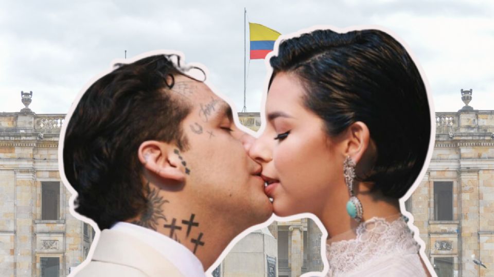 Christian Nodal y Ángela Aguilar deleitaron a su público de Colombia