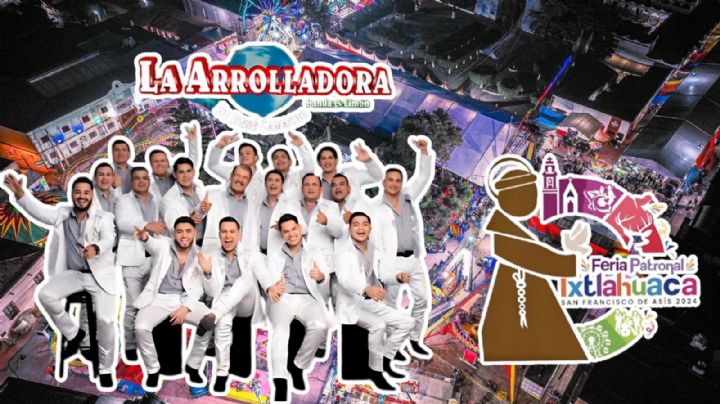 Cuándo ver GRATIS a La Arrolladora Banda el Limón en la Feria Patronal Ixtlahuaca 2024
