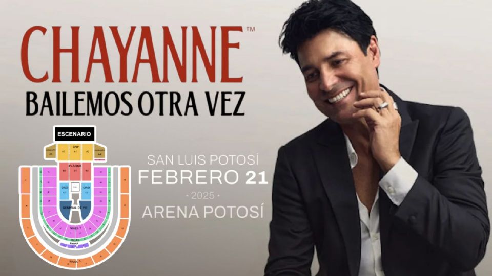 ¿Que es la ventaja de la zona oro en el concierto de Chayanne en San Luis Potosí.