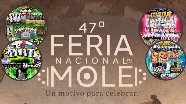 Cartel de artistas para la Feria Nacional del Mole 2024: ¡Desde Niche hasta Claudio Alcaraz!