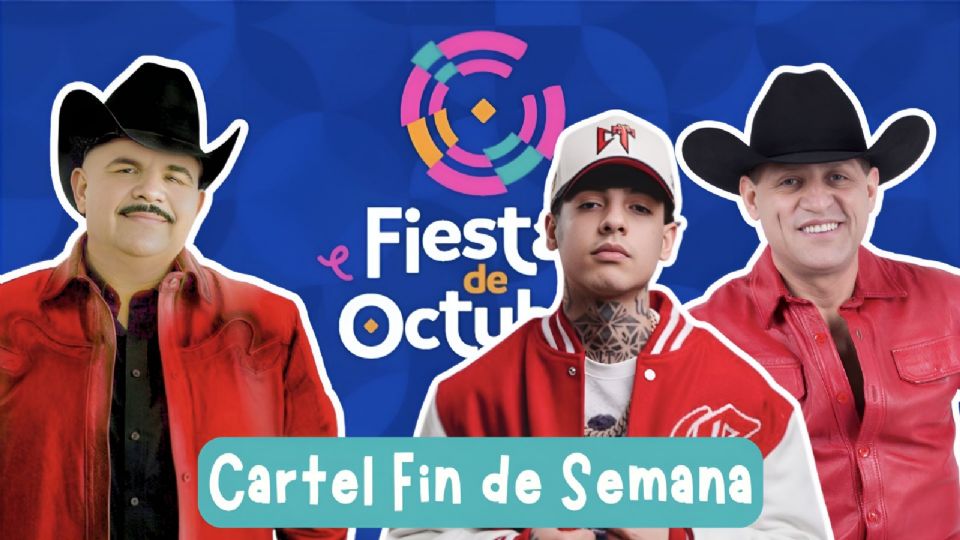 Disfruta de un increíble fin de semana con los artistas y actividades que se presentarán en las Fiestas de Octubre.