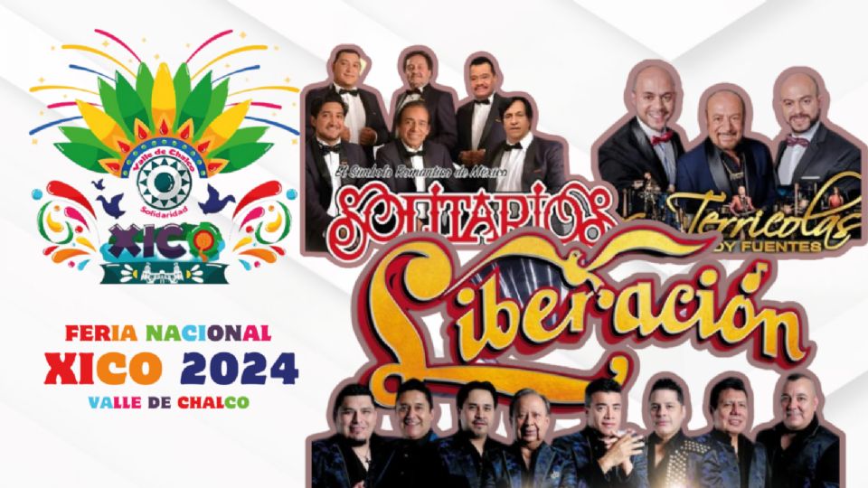 Estos son los artistas que se presentarán HOY en la Feria Nacional Xico, Valle de Chalco 2024