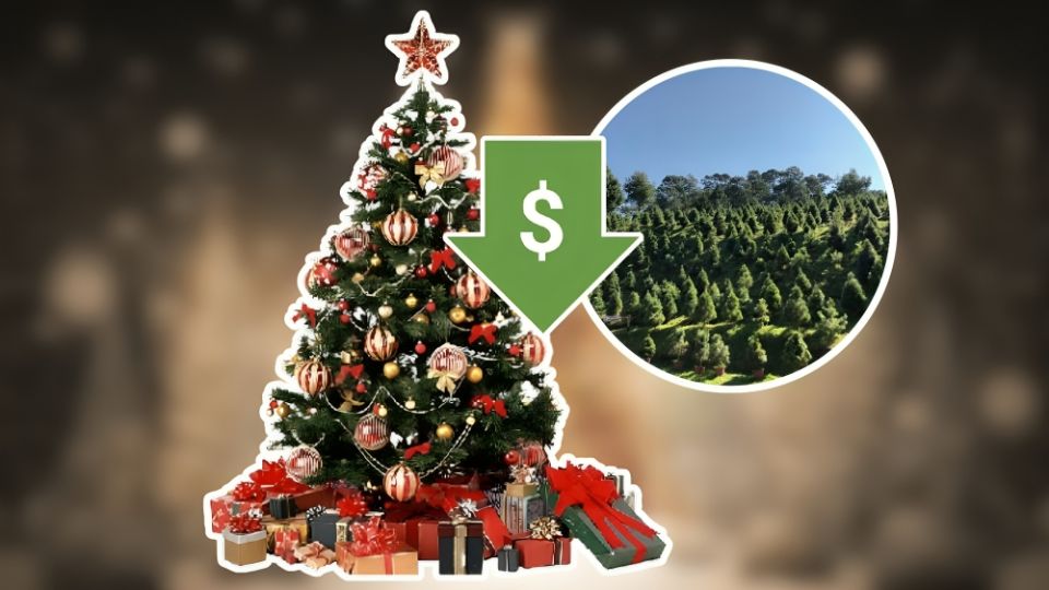 ¿Dónde comprar árboles de Navidad por menos de 500 pesos en CDMX?