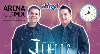 ¿A qué hora empieza el concierto de Jorge Medina y Josi Cuen HOY en la Arena CDMX?