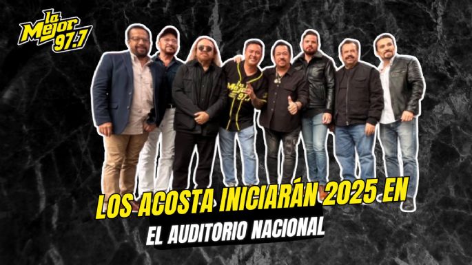 Los Acosta iniciarán 2025 en el Auditorio Nacional