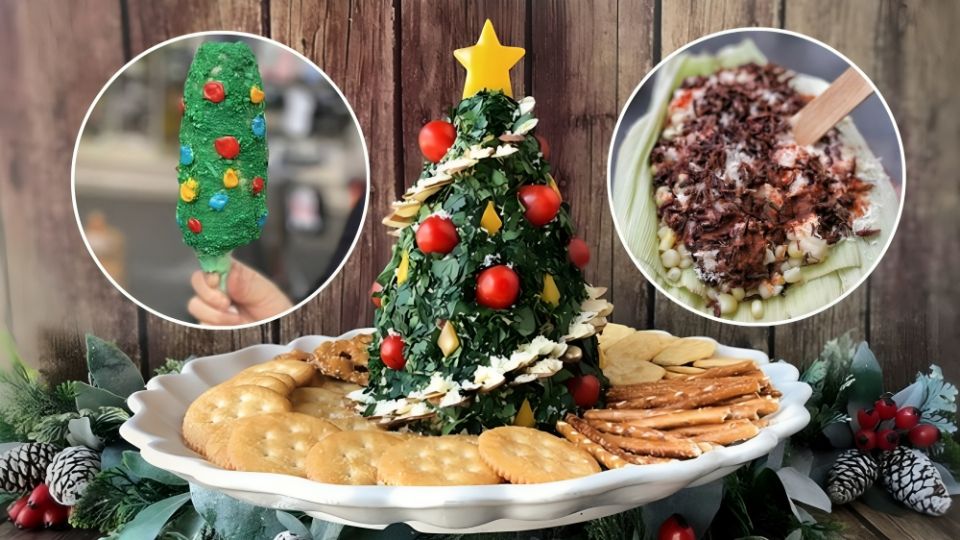 ¿Dónde venden los famosos famoso “arboelote navideño' y esquites con chapulines?