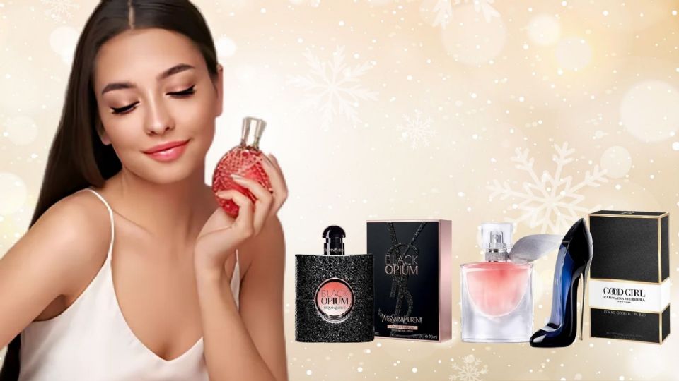 Perfumes para mujeres en esta Cena de Navidad