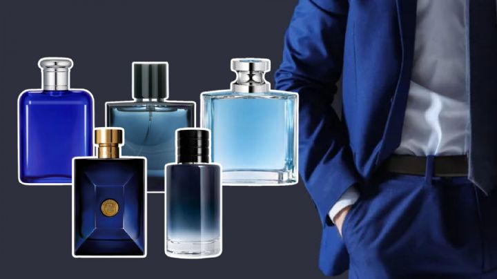 5 Perfumes de hombre color AZUL que NO pueden faltar en tu colección 