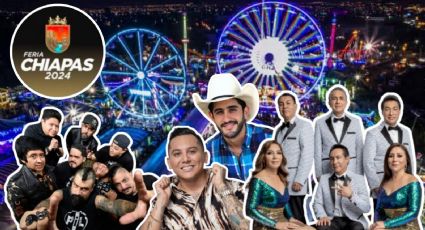 Feria de Chiapas 2024: Artistas que darán concierto GRATIS este fin de semana del 6 al 8 de diciembre