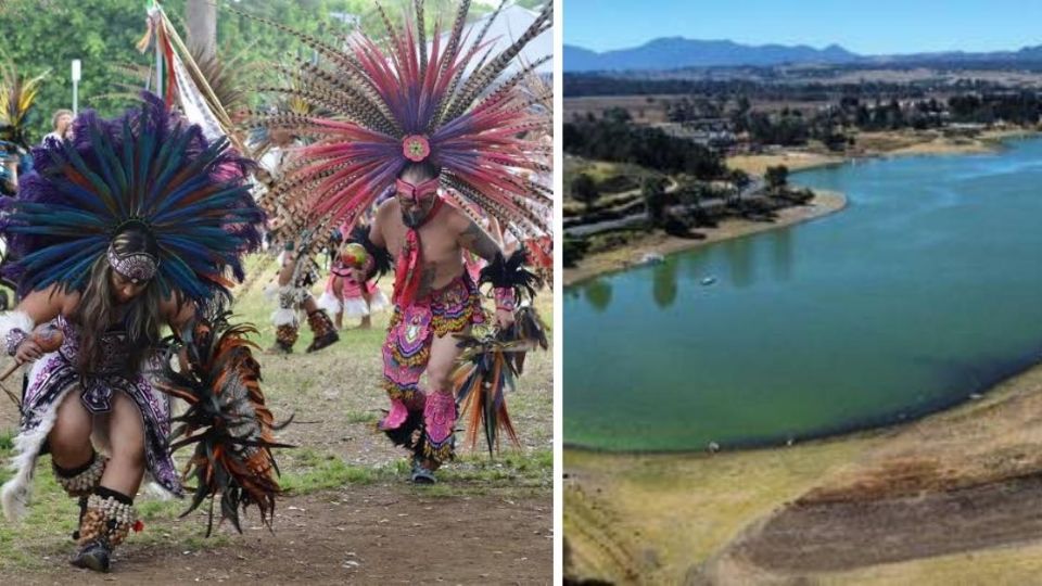 danza masiva para Tlaloc y llenar la presa Cutzamala