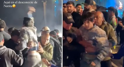 Captan a Natanael Cano lanzando golpes contra el público VIDEO