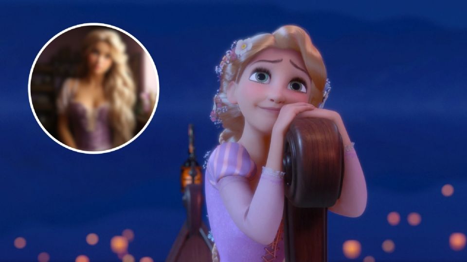 La inteligencia artificial ha logrado crear una imagen realista de Rapunzel.