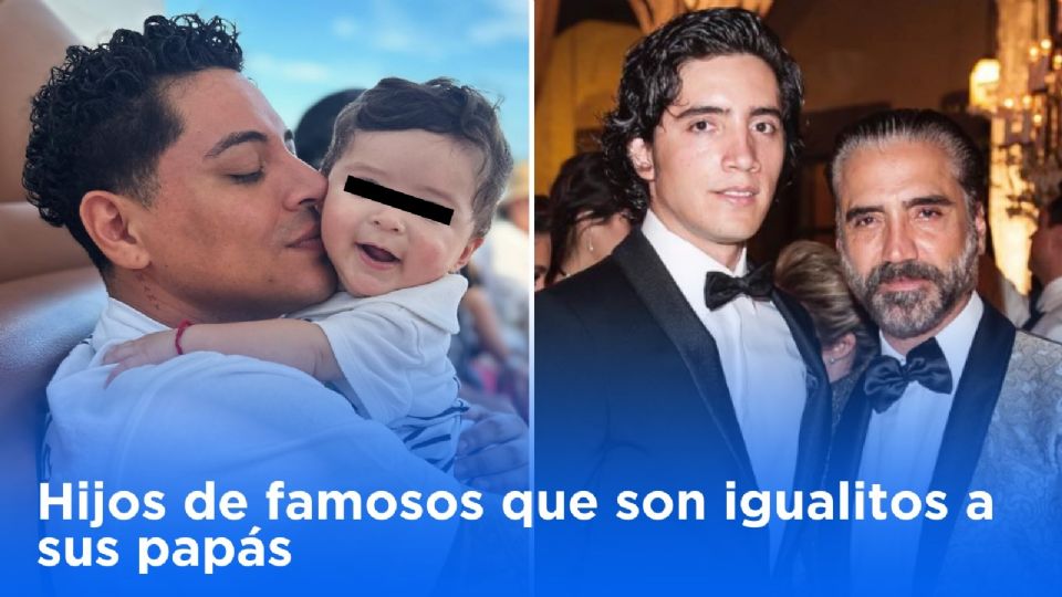 Hijos de famosos que son igualitos a sus papás