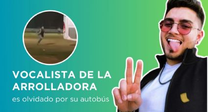 ¿Su novatada? Nuevo vocalista de La Arrolladora es olvidado y corre tras su autobús