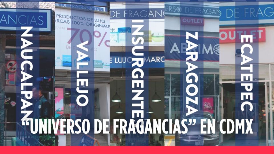 Universo de fragancias en CDMX