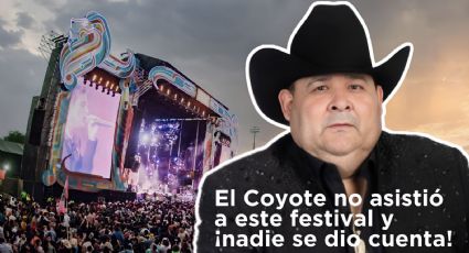 El Coyote no asistió a importante festival ¡Y nadie se dio cuenta!