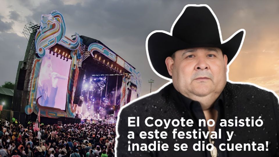 El Coyote no asistió a importante festival este fin de semana.
