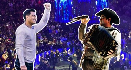 Alfredo Olivas y Carlos Rivera sorprenden con colaboración musical en el escenario