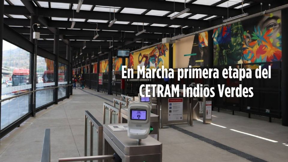 Este domingo 7 de abril se puso en funcionamiento el nuevo Centro de Transferencia Modal (CETRAM) en Indios Verdes.