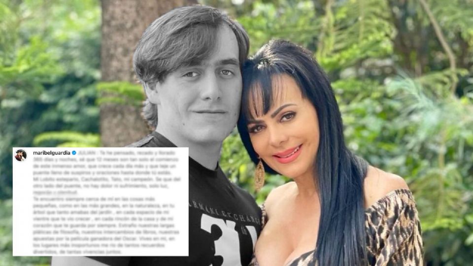 Maribel Guardia dedicó un emotivo mensaje a su hijo, Julián Figueroa.