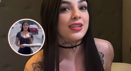 Captan a Karely Ruiz vendiendo en la calle y fans la tunden: "¿Se le acabó el dinero?" VIDEO