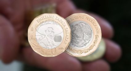 Dan hasta 3 millones por esta moneda de 20 pesos de Emiliano Zapata: Estas son sus características