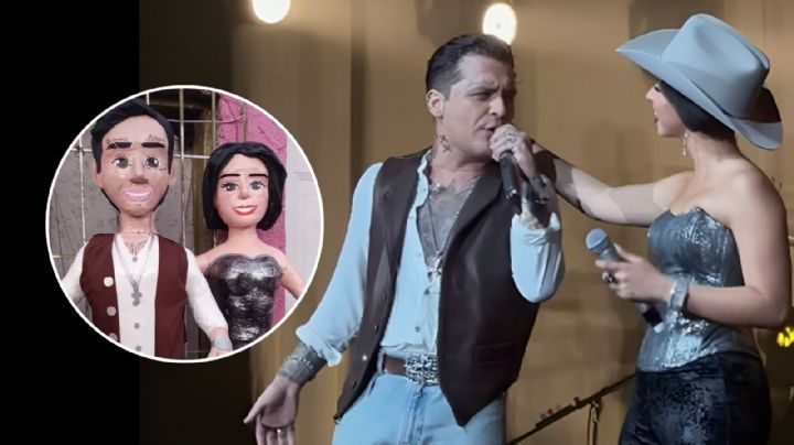 Plasman amor de Christian Nodal y Ángela Aguilar en piñatas: "Fan de su relación"