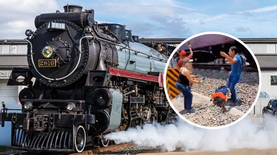 El tren de vapor Empress 2816 ha sido catalogada como un suceso histórico, lo que ha llevado a muchos mexicanos a intentar grabar el paso del tren en México.