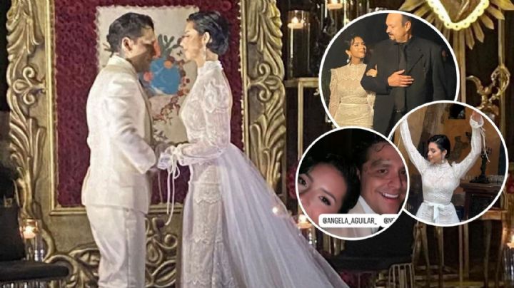 Christian Nodal y Ángela Aguilar: Así fue la lujosa boda FOTOS y VIDEO