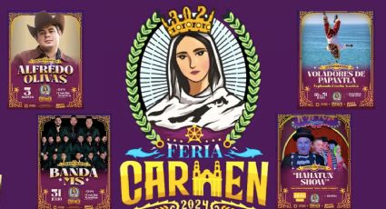 Feria Ciudad del Carmen 2024: Programa de artistas y actividades del 29 de julio al 3 de agosto