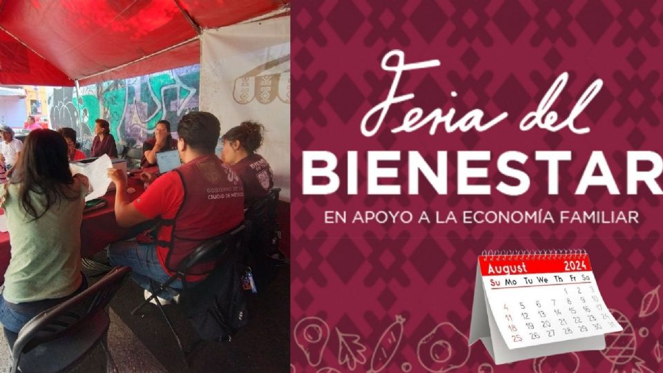 Ferias del Bienestar para el mes de Agosto 2024