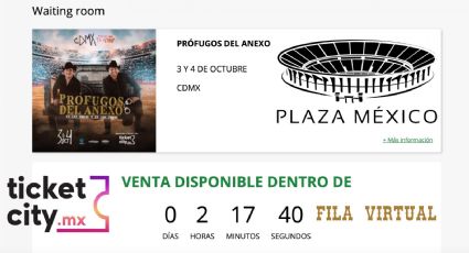 Boletos Prófugos del Anexo Plaza de Toros: Link para fila virtual TicketCity HOY Venta General