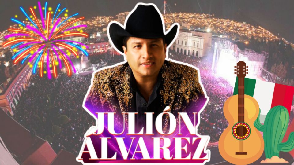 Se ha informado que Julión Álvarez se presentará en la Plaza Juárez de Pachuca para dar el Grito de Independencia