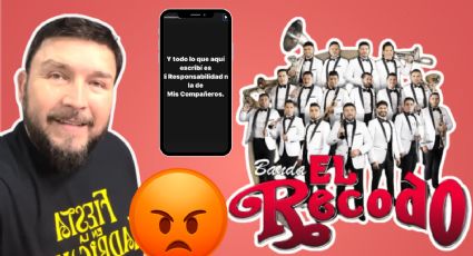 Poncho Lizárraga estalla en redes sociales por altercado con Banda El Recodo: “Es una grosería”