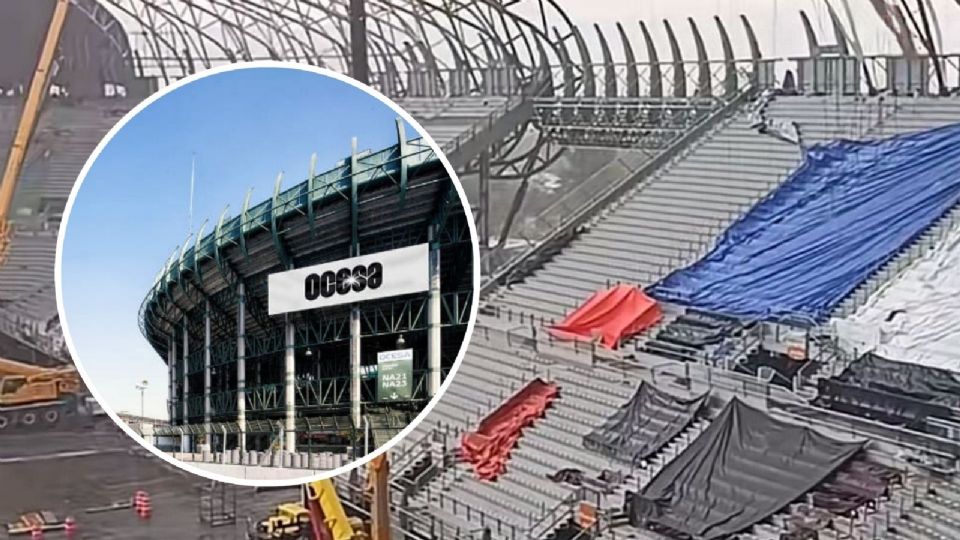 Así luce actualmente el nuevo Estadio GNP Seguros.