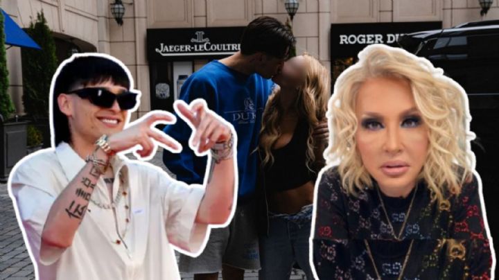 Peso Pluma presume fotos más enamorado que nunca y aseguran que su nueva novia es Laura Bozzo