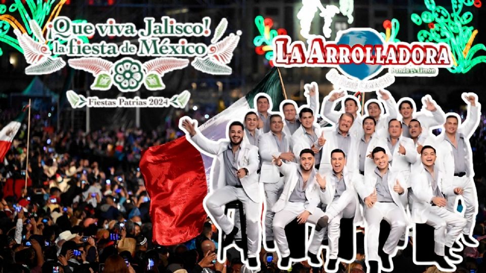 La Arrolladora Banda El Limón en Guadalajara, jalisco el 15 de septiembre